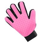 Gentle Silicone Dog Grooming Glove , Hair Remover Pet Deshedding Glove
