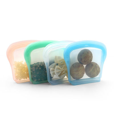 BPA miễn phí, chống rò rỉ, thân thiện với môi trường, túi thực phẩm silicone tái sử dụng để lưu trữ thực phẩm an toàn và thuận tiện